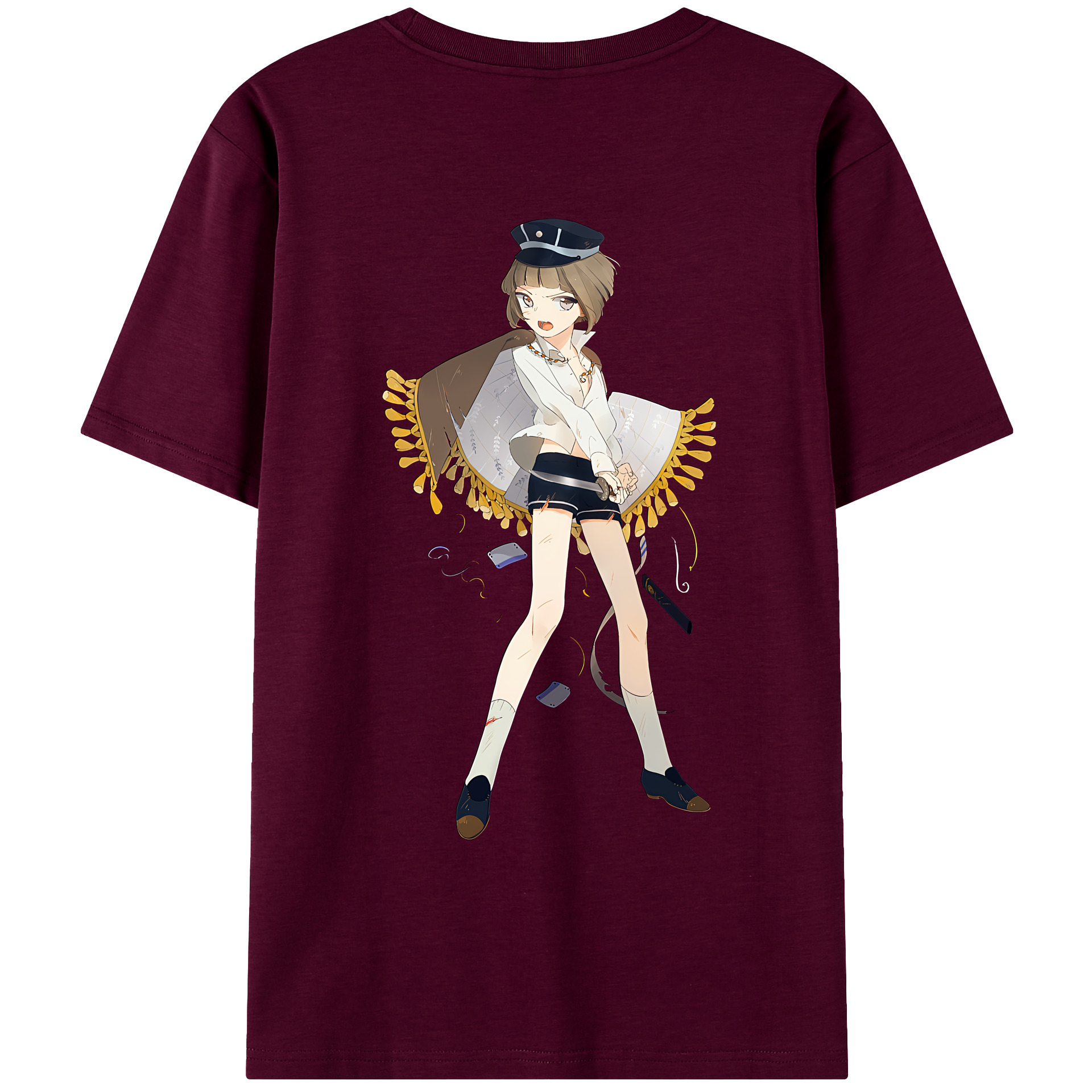 （画像用） 刀剣乱舞 Touken Ranbu レディース半袖Tシャツ(バックプリント)